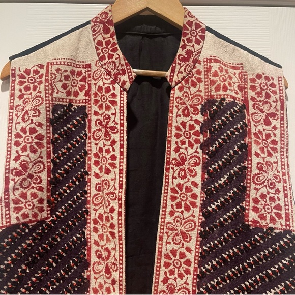 Unbranded Ethnic Vest Women’s Sz Small Med Hand Woven Boho Hippie Festival Color - Picture 3 of 7